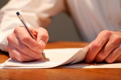 Student Writing Essay