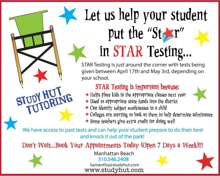 STAR Testing! Study Hut Tutoring Study Hut Tutoring